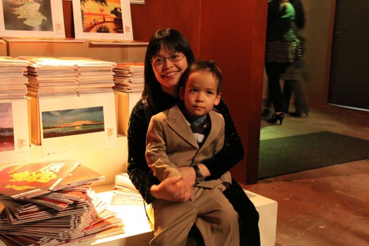 Vu Thanh Van und Sohn Andrzej