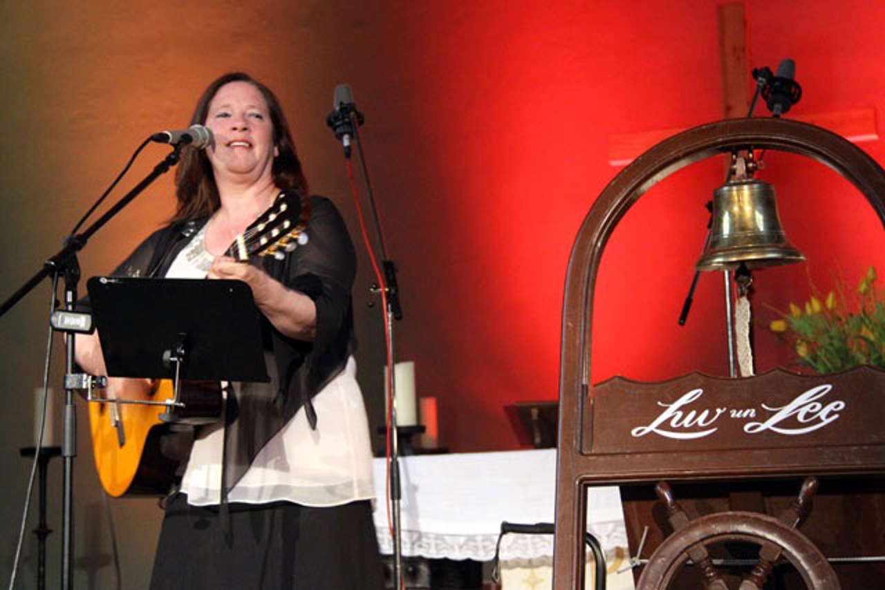 Kathy Kelly in Rostock
