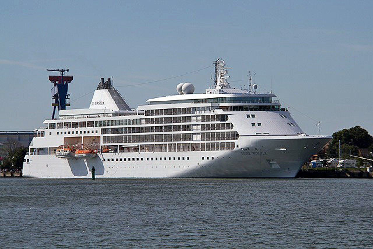 Silver Whisper belegte Pier 1 bis 4