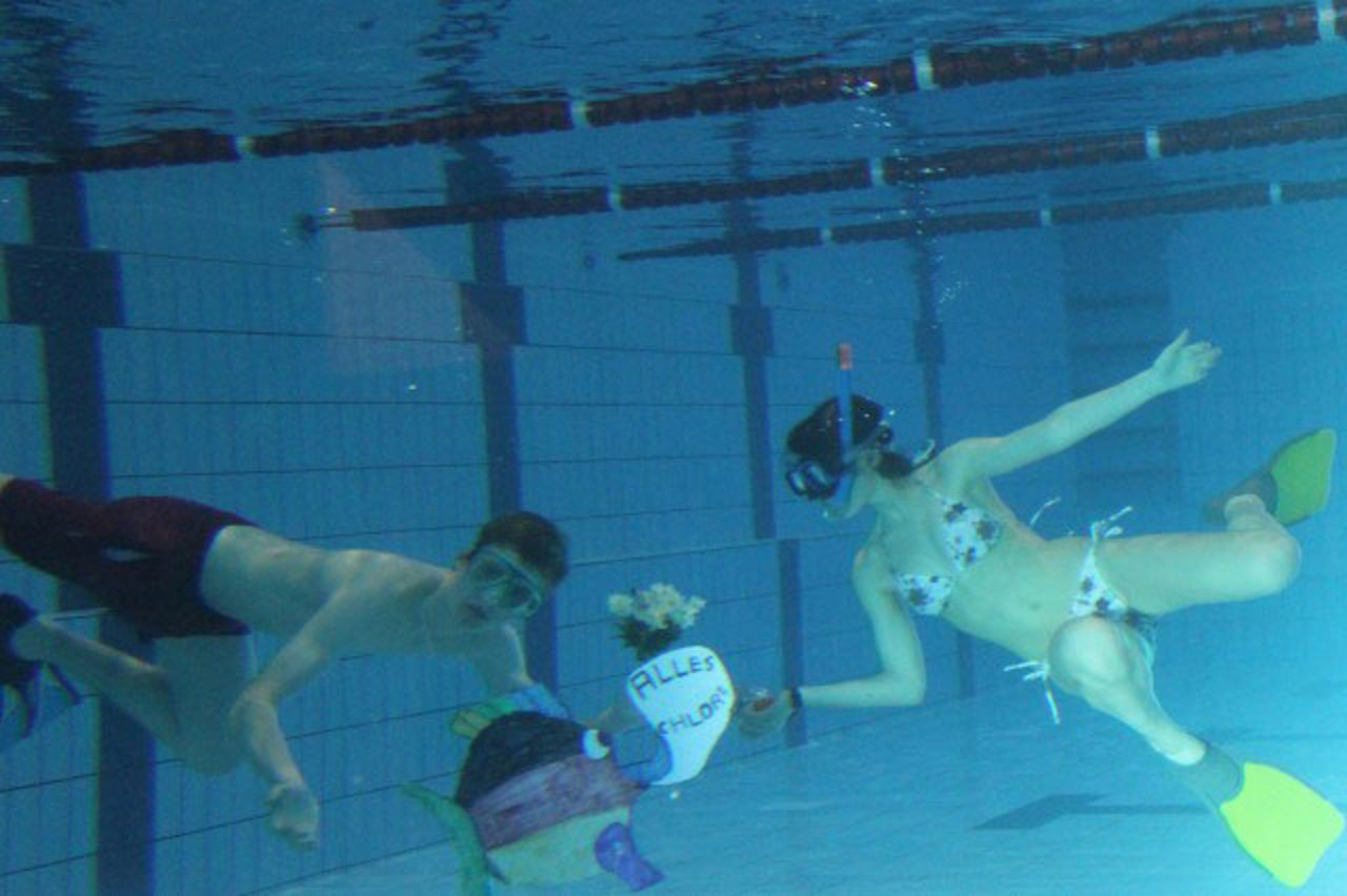 Unterwasserfotografie in der Neptun Schwimmhalle