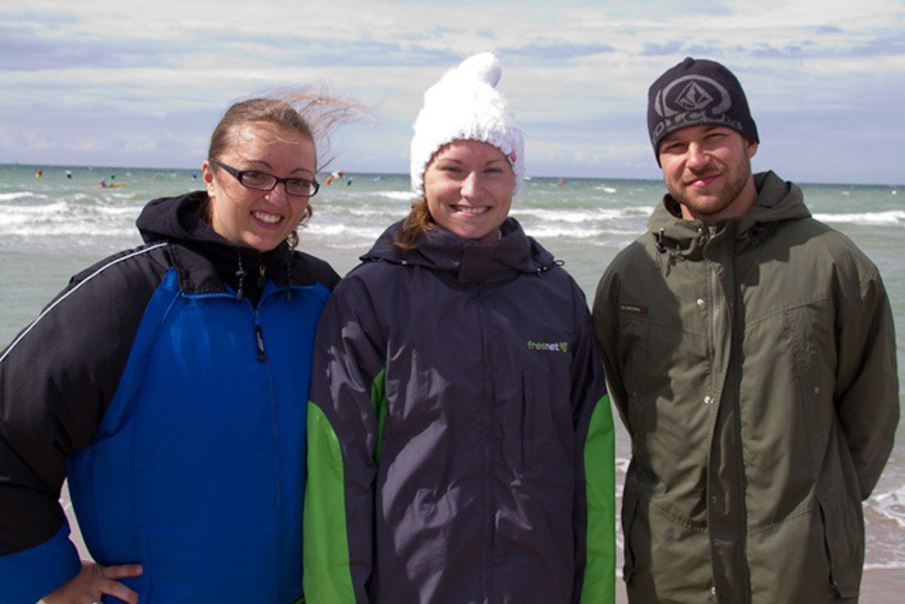 Ann-Kristin Petersen, Sandra Laffrenzen und Finn Beer