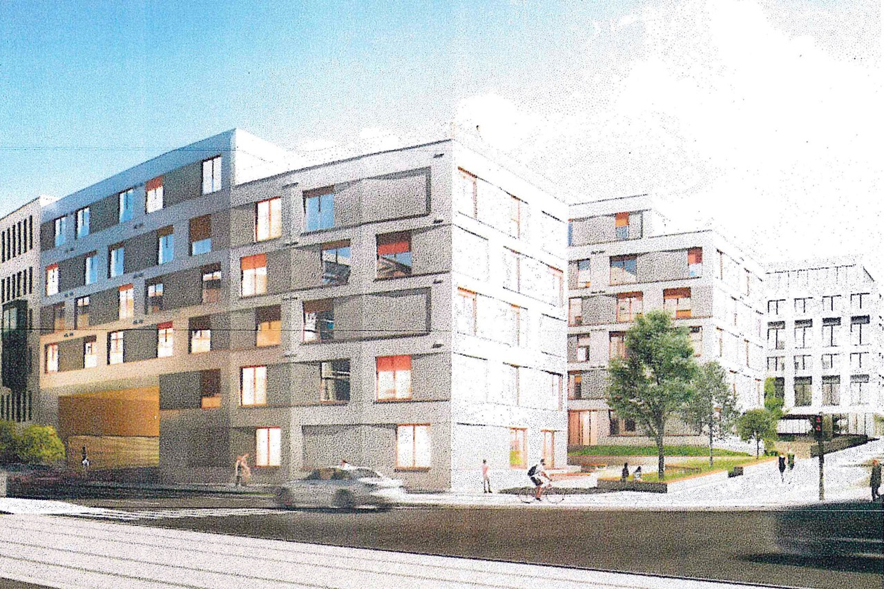 So soll das Studinest in der Vögenstraße nach einem Entwurf der Berliner Architektin Anne Menke-Sharam aussehen