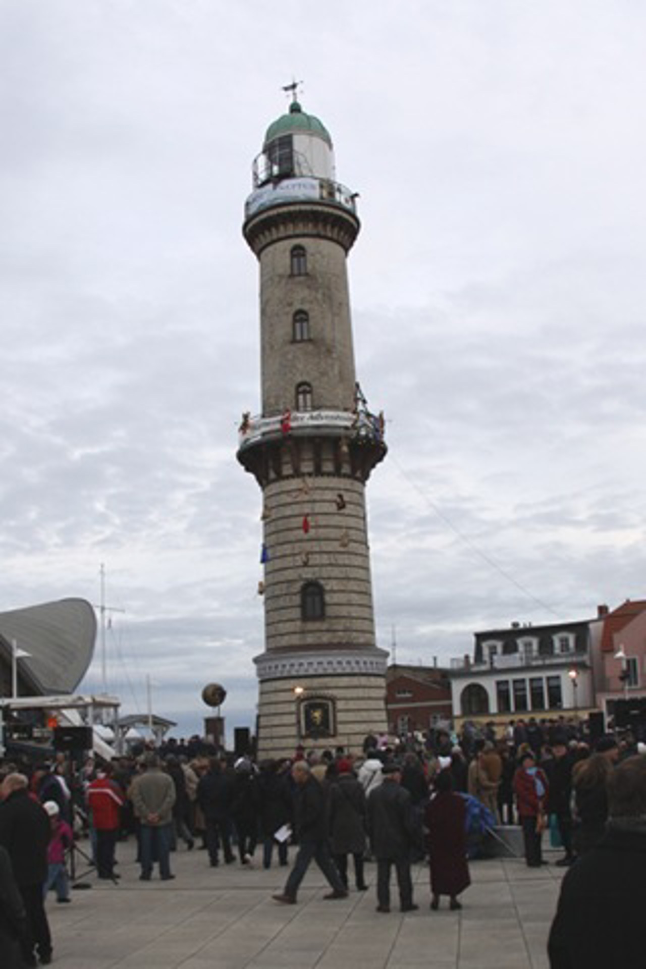 Adventssingen am Leuchtturm in Warnemünde 2009