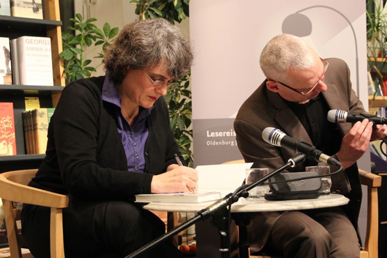 Gespräch Iris Hanika und Lutz Hagestedt