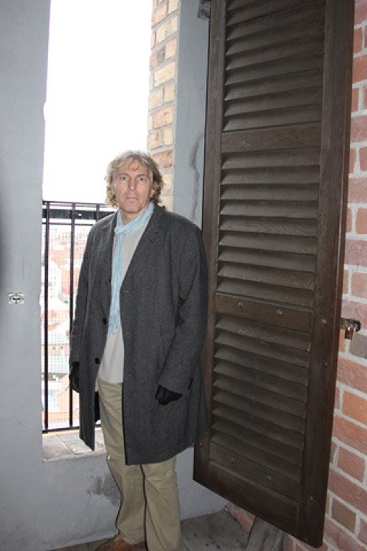 Rolf Lappert auf der Petrikirche