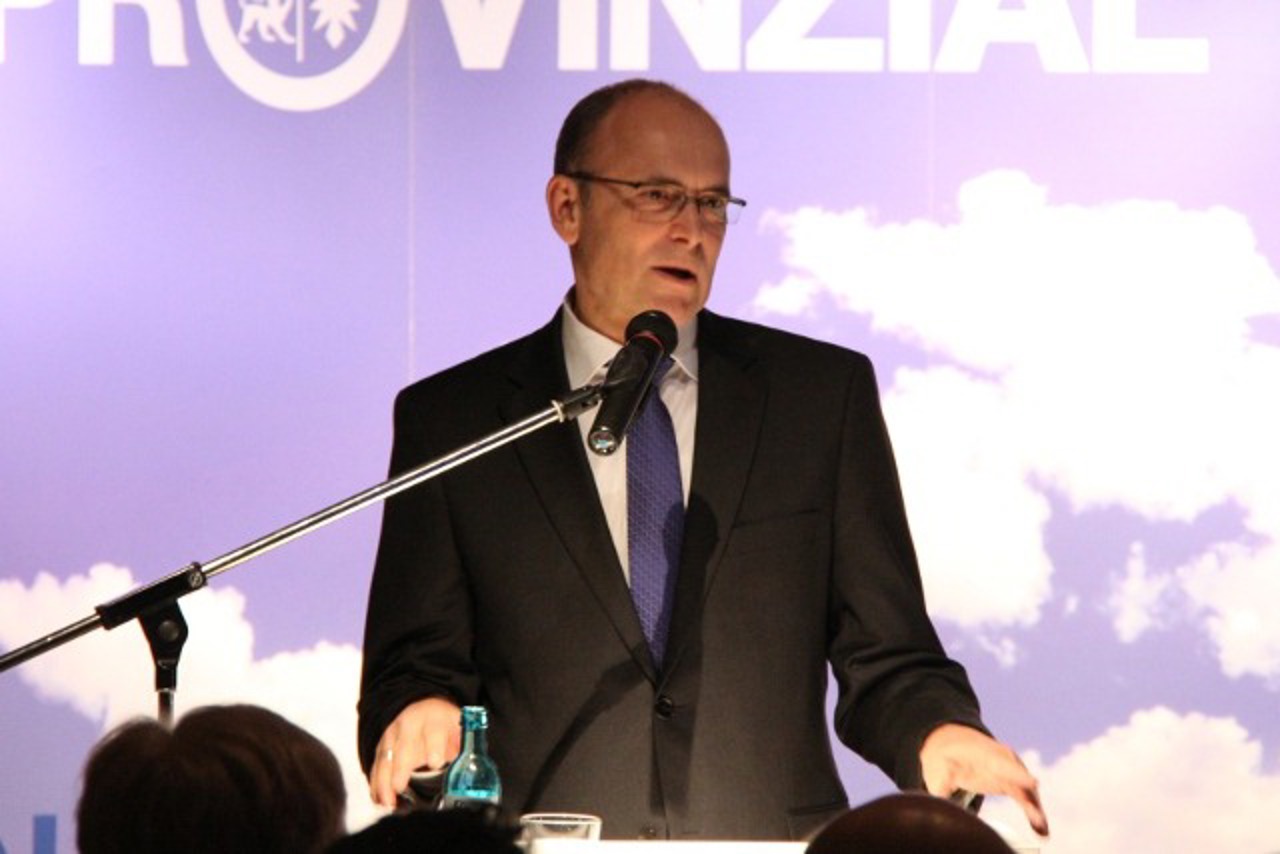 Erwin Sellering bei der Verleihung des Rostocker Kunstpreises 2011