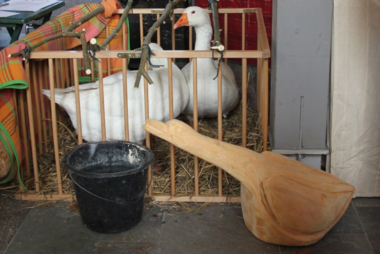 Die Gänse Marianne und Michael