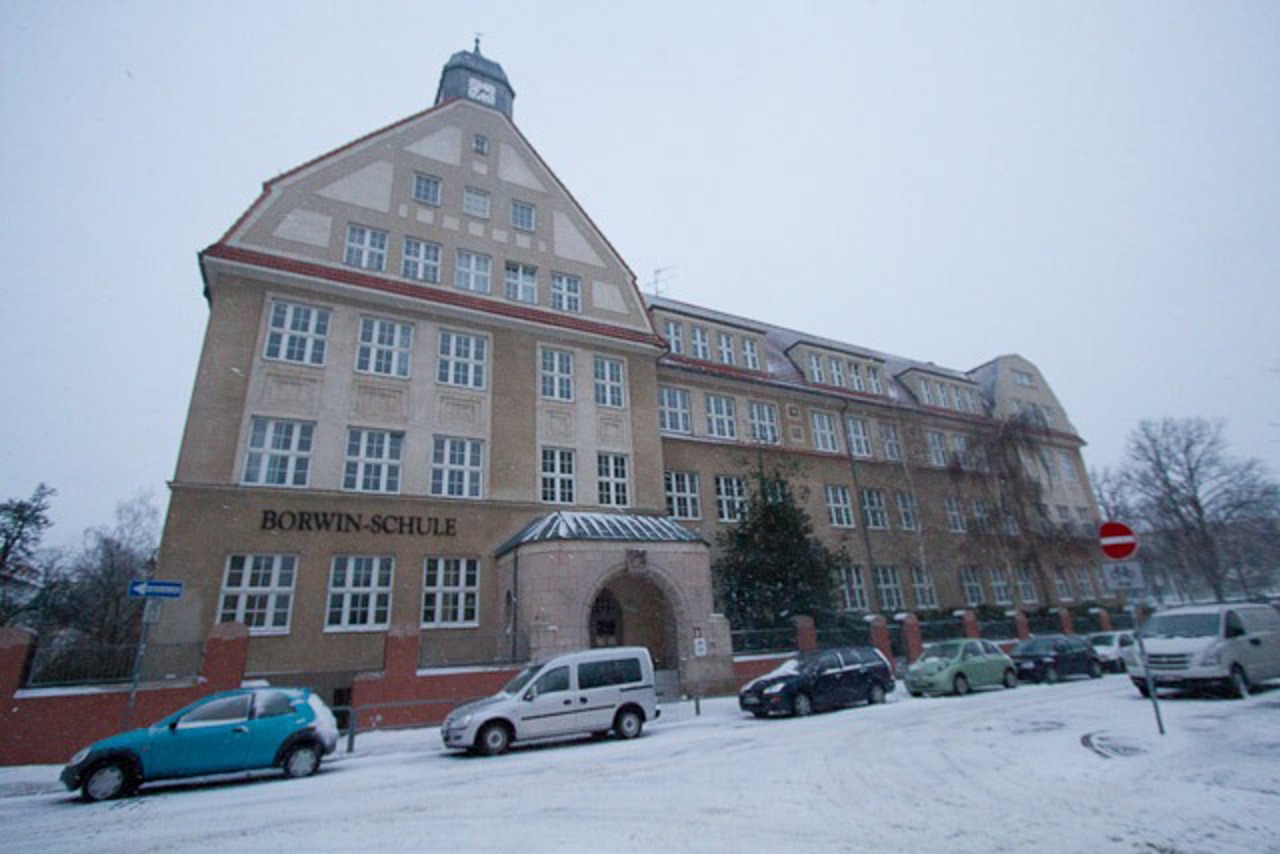 Borwin-Schule im Winter