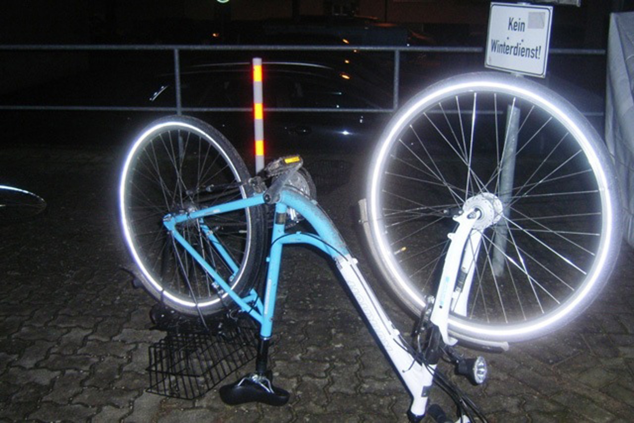 Zurückgelassenes Fahrrad