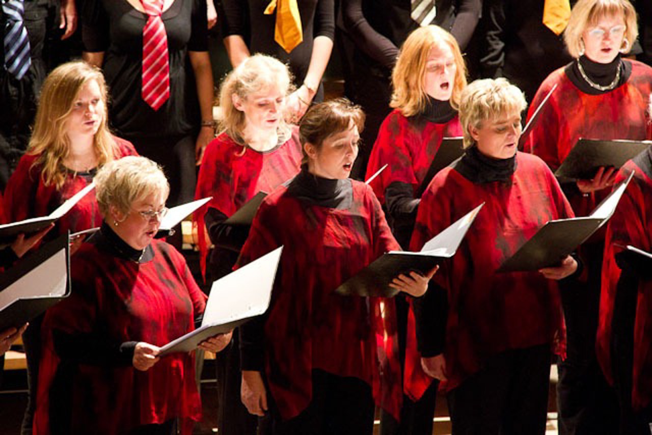 Montagschor beim Weihnachtschorkonzert in der Heiligen-Geist-Kirche