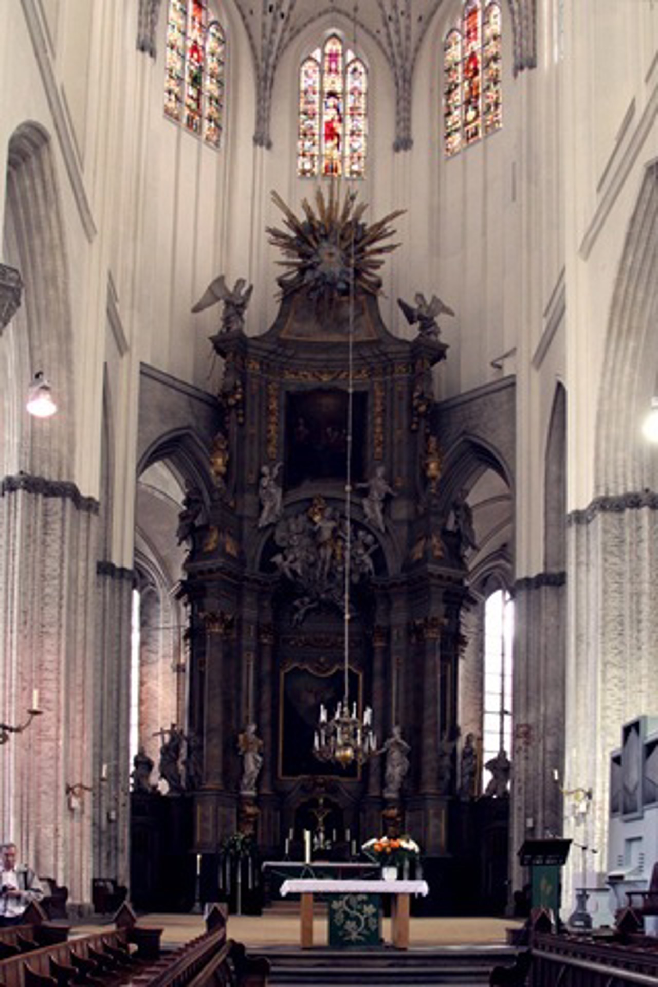 Der Hauptaltar von St. Marien