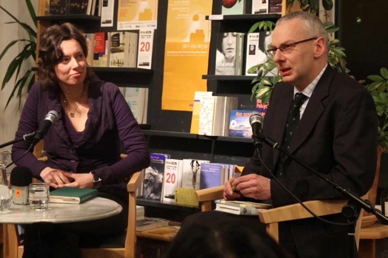 Eva Menasse und Prof. Lutz Hagestedt