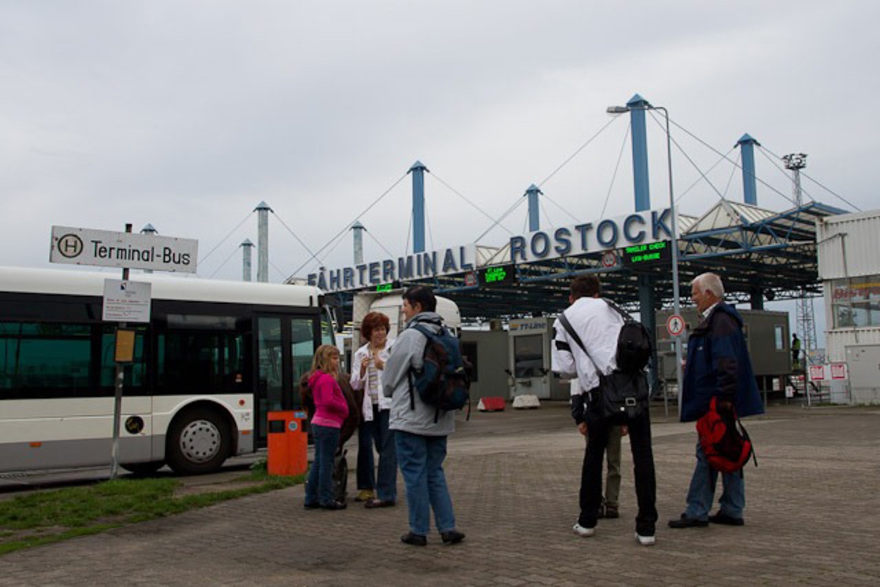 Fährterminal in Rostock