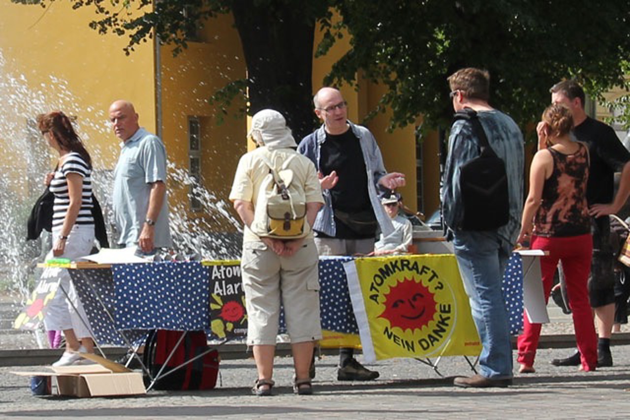 Infostand, Atom-Alarm Rostock