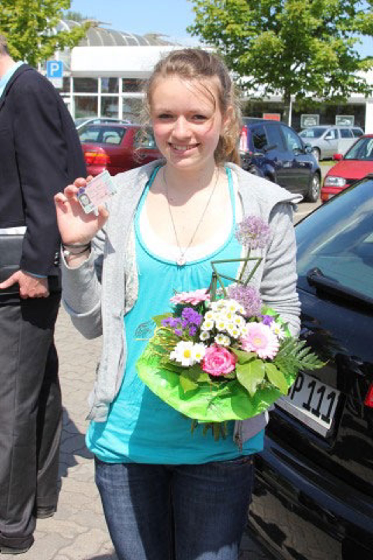 Paula Schmidt - einmillionste bestandene Führerscheinprüfung in MV