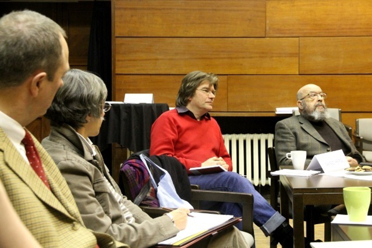 Buchhändler Manfred Keiper und Autor Klaus Meyer