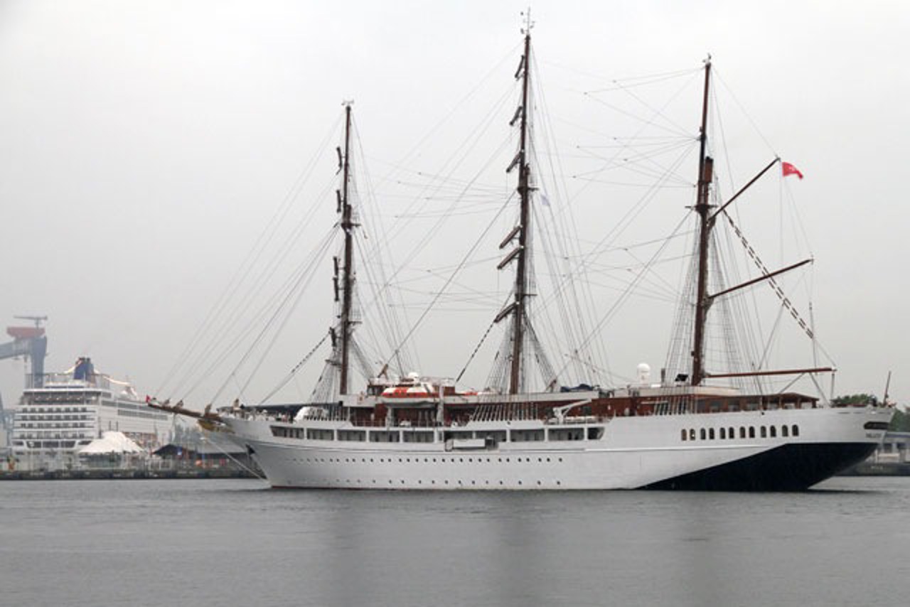 Sea Cloud II und Grand Mistral