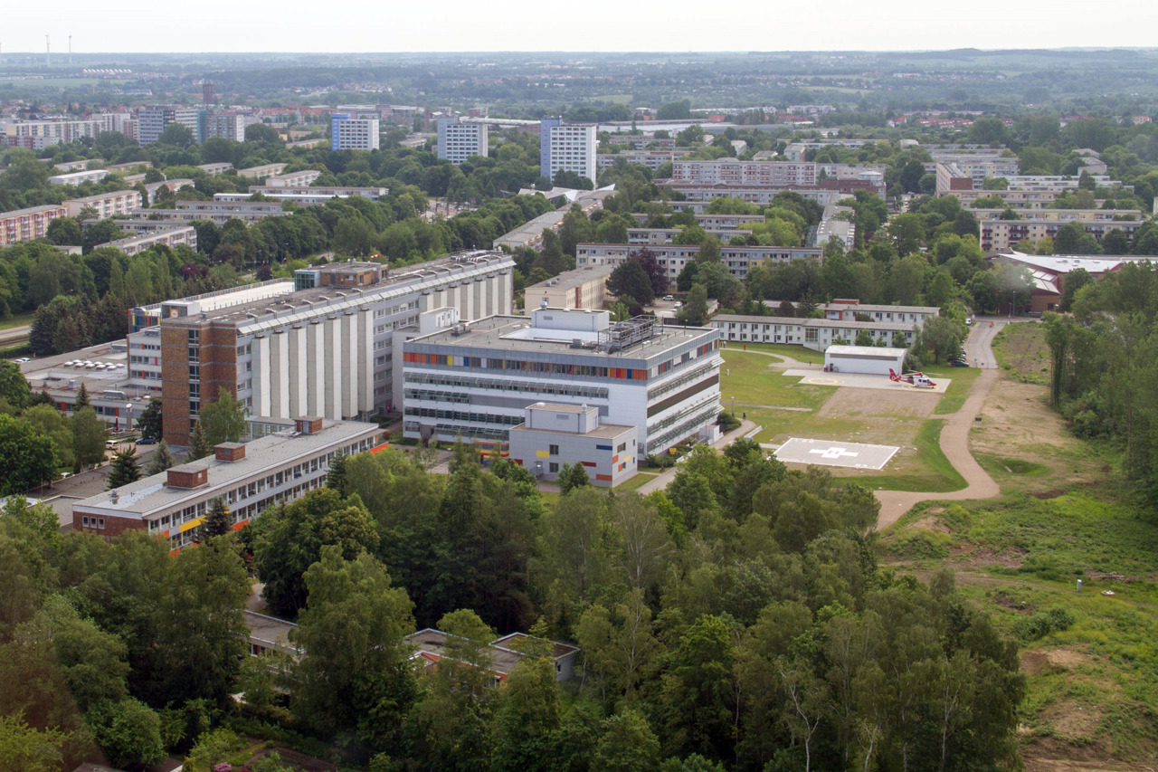 Anflug auf das Klinikum Südstadt