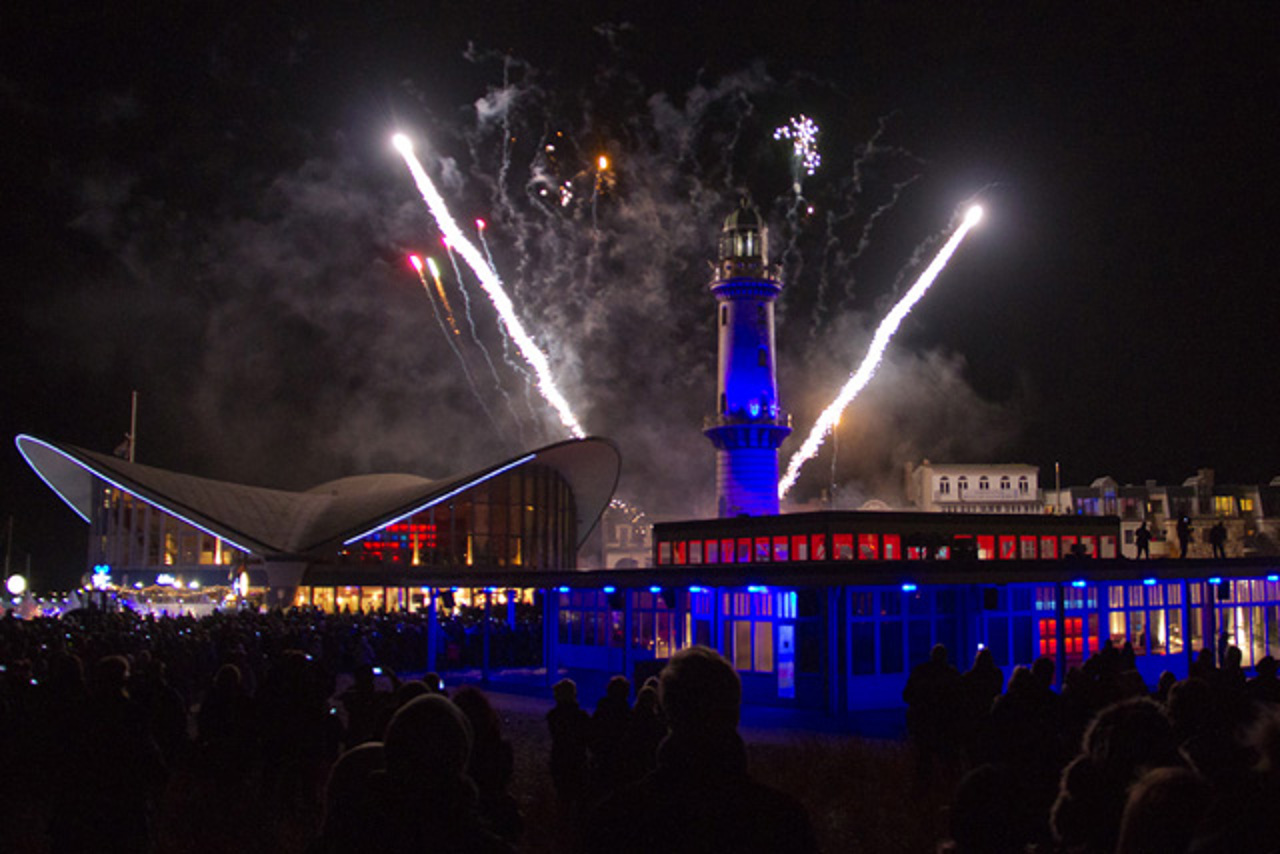 Leuchtturm in Flammen - Neujahr 2012