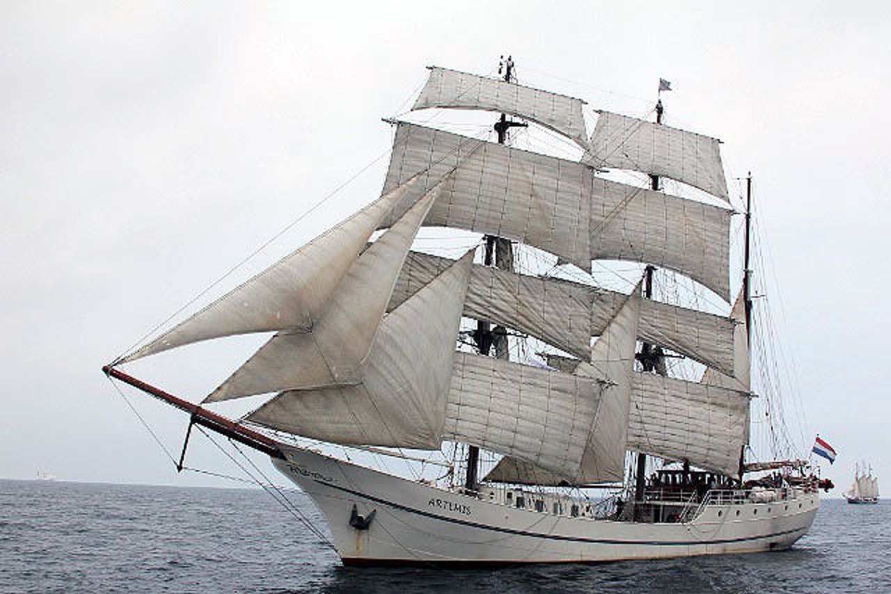 Bark Artemis bei der Hanse Sail Rostock