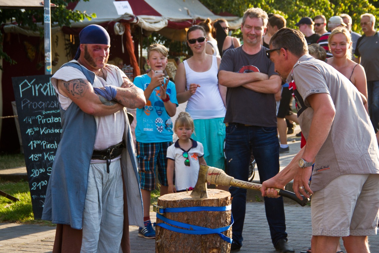 Piratendorf der Hanse Sail 2015