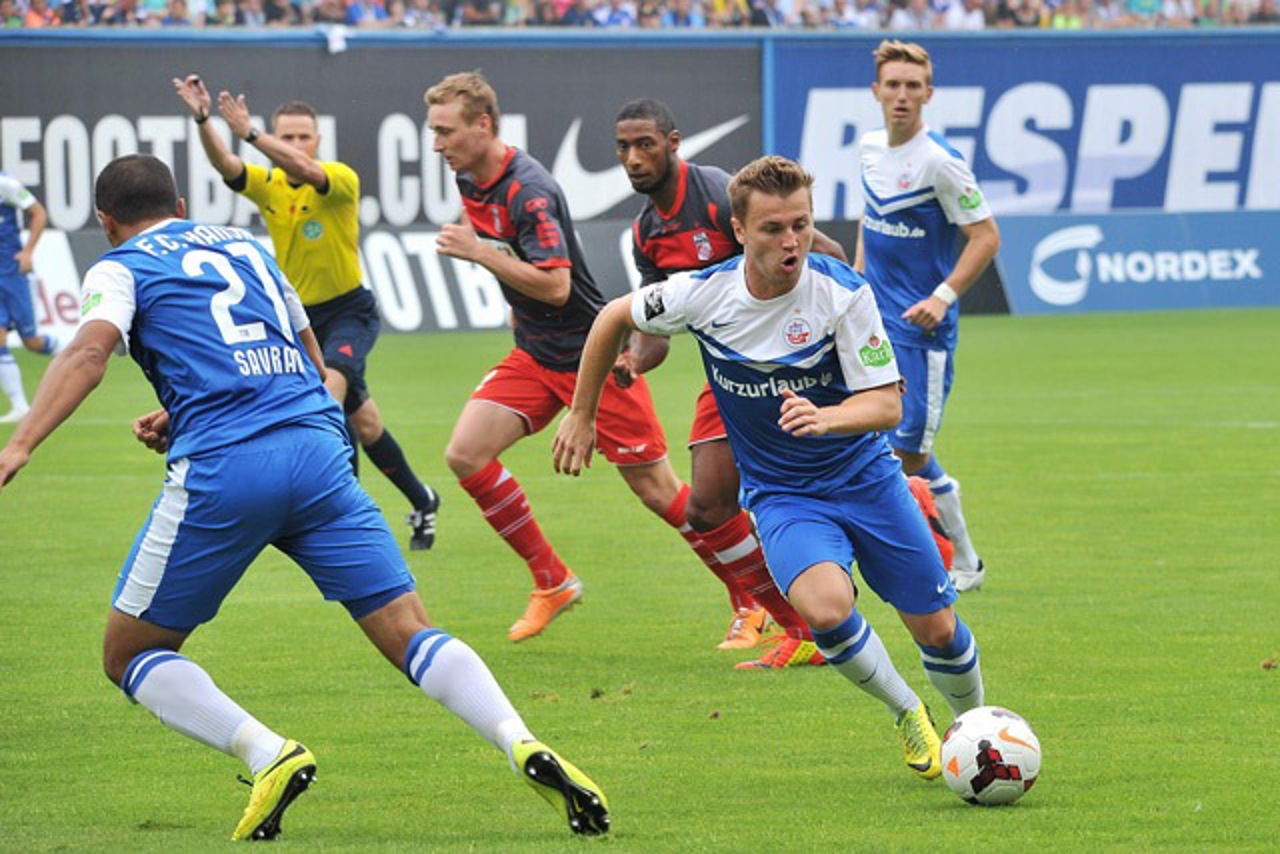 Hansa Rostock und Rot-Weiß Erfurt trennen sich 1:1