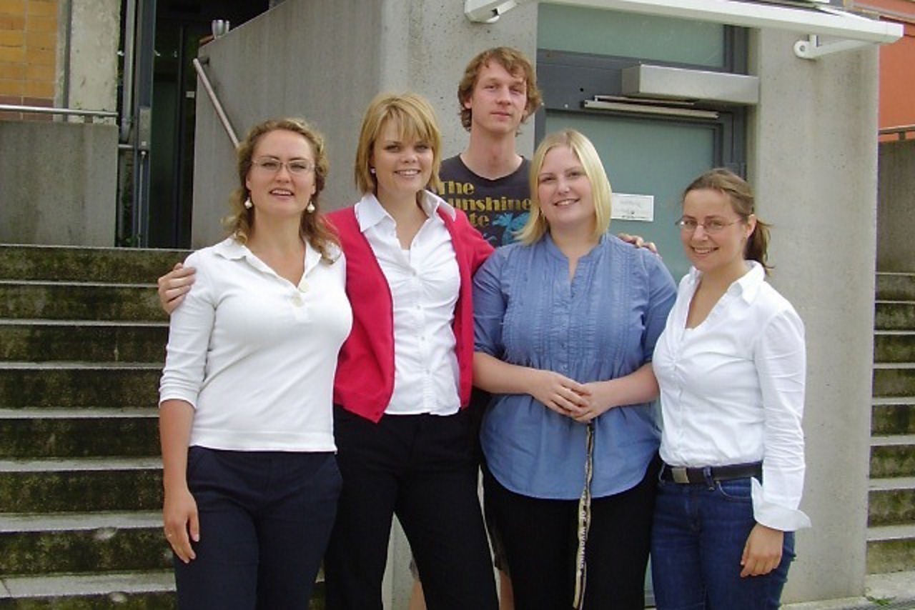 Arbeitskreis mediävistischer Nachwuchswissenschaftler - Silke Hoklas, Lisa Kranig, Thomas Linke, Annika Bostelmann und Doreen Brandt