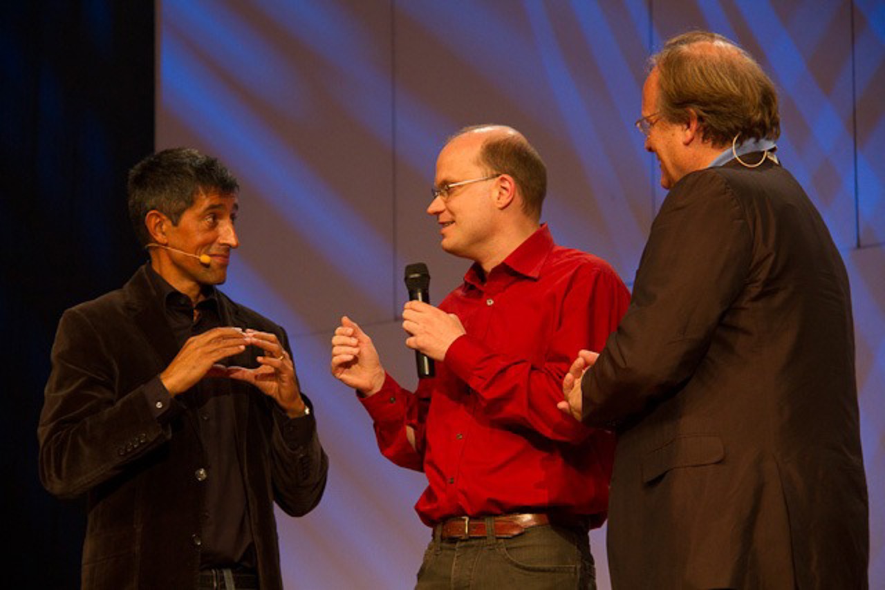 Ranga Yogeshwar, Steffen Meißner und Dietrich Grönemeyer