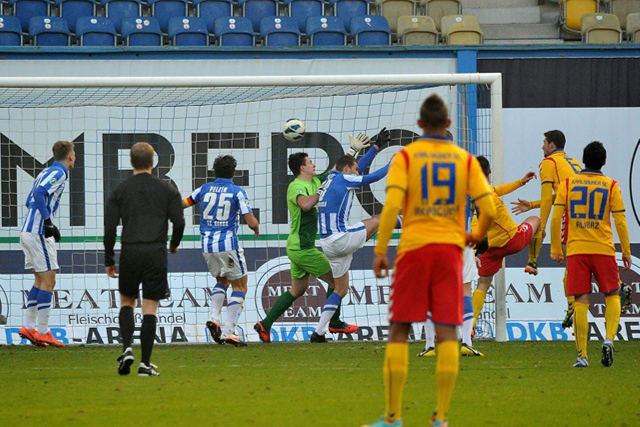 FC Hansa Rostock gegen den KSC - das 0:1