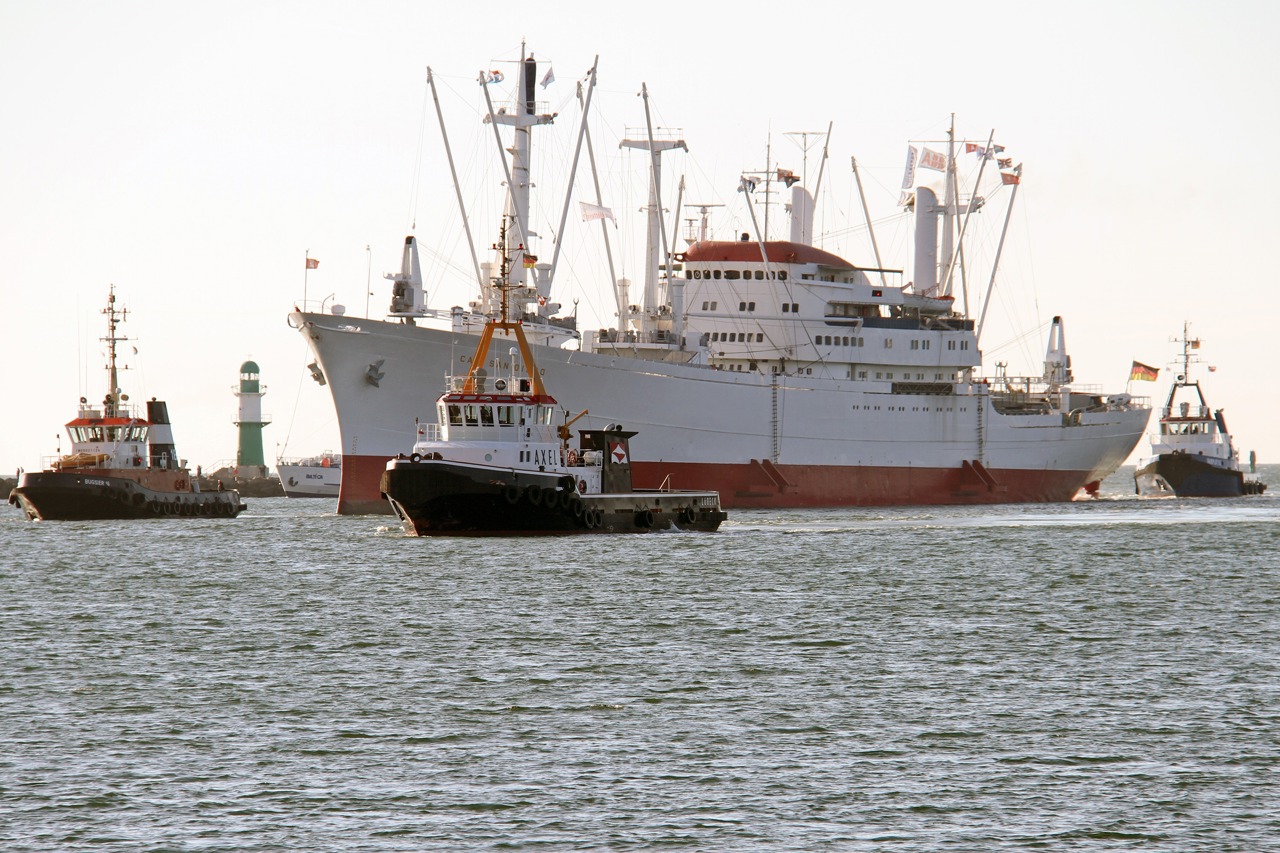 Museumsschiff „Cap San Diego“ in Warnemünde