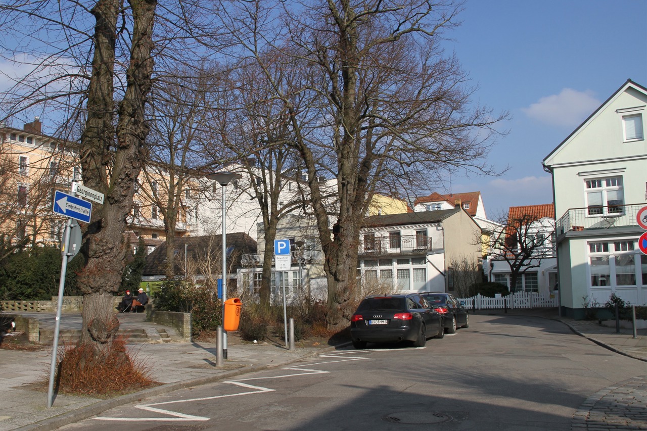 Die Parkplätze der Georginenstraße fallen weg, sie wird zur reinen Fußgängerzone