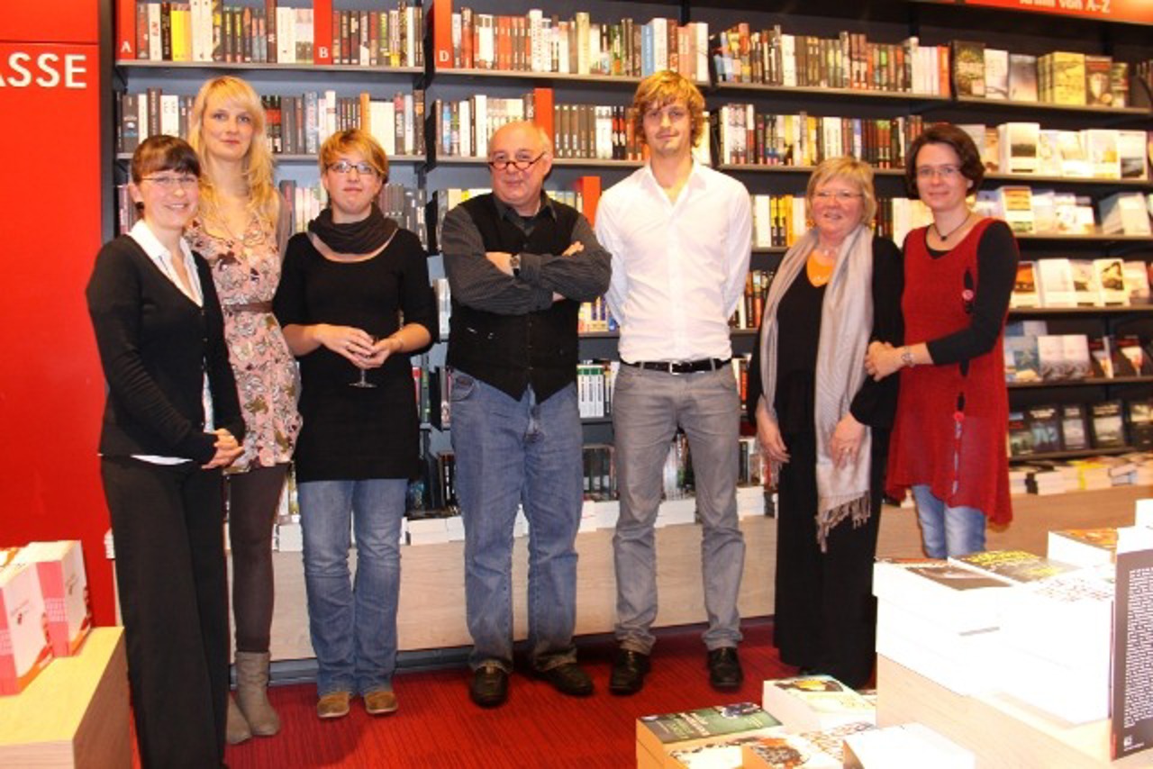 Nicole Busch, Franziska Fritze, Carolin Pries, Florian Rieger, Fridtjof Melms, Ruth Jauer und Daniela Pieper
