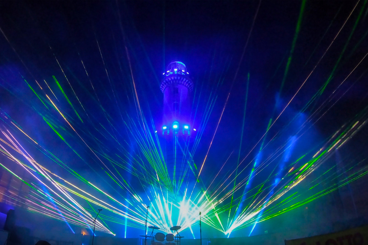 Turmleuchten 2019 in Warnemünde