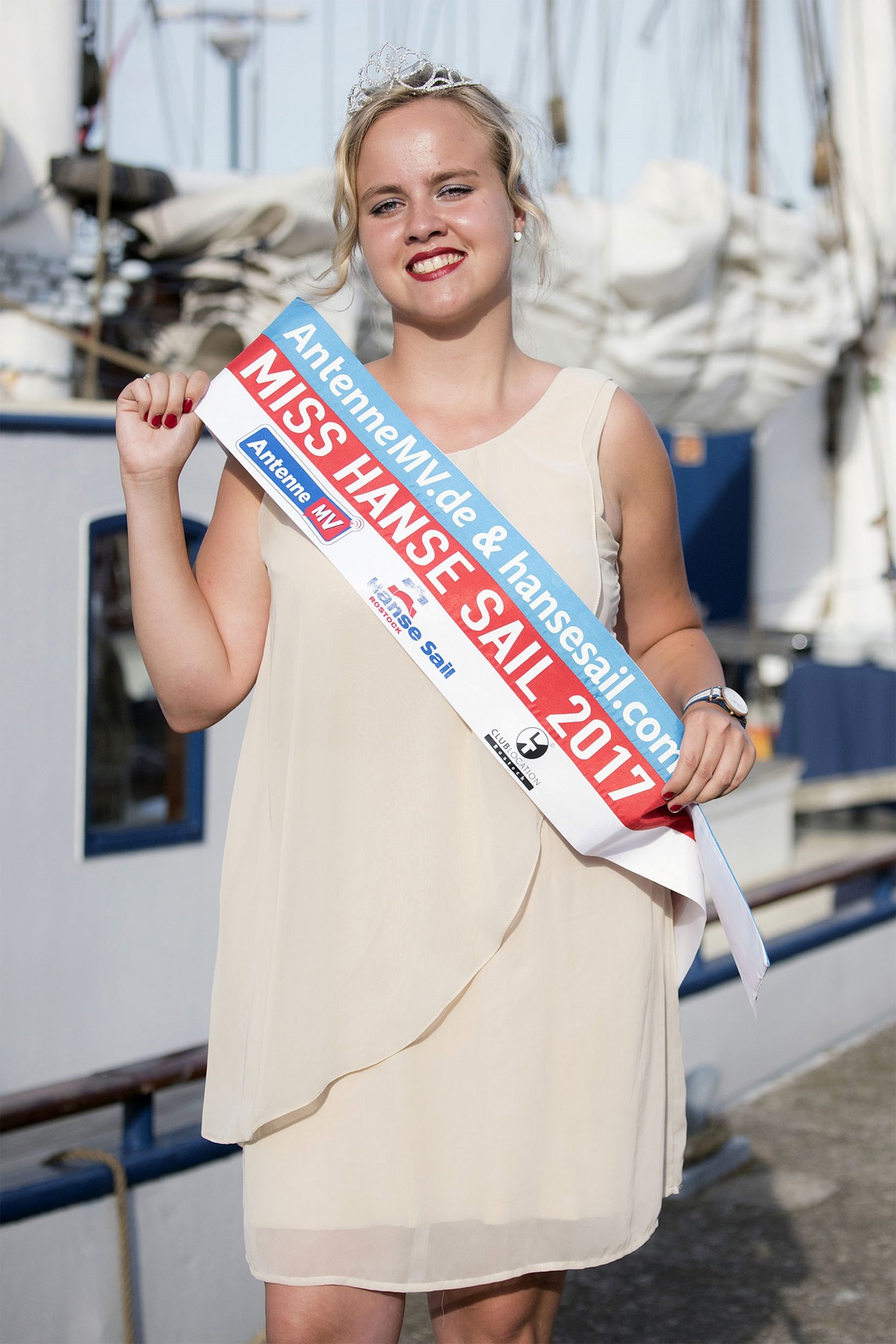 Eva Wiedemann ist Miss Hanse Sail 2017 (Foto: Hanse Sail/Lutz Zimmermann)