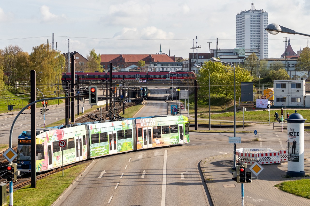 Die Goetheplatzbrücke in Rostock wird in den nächsten Jahren zur Baustelle