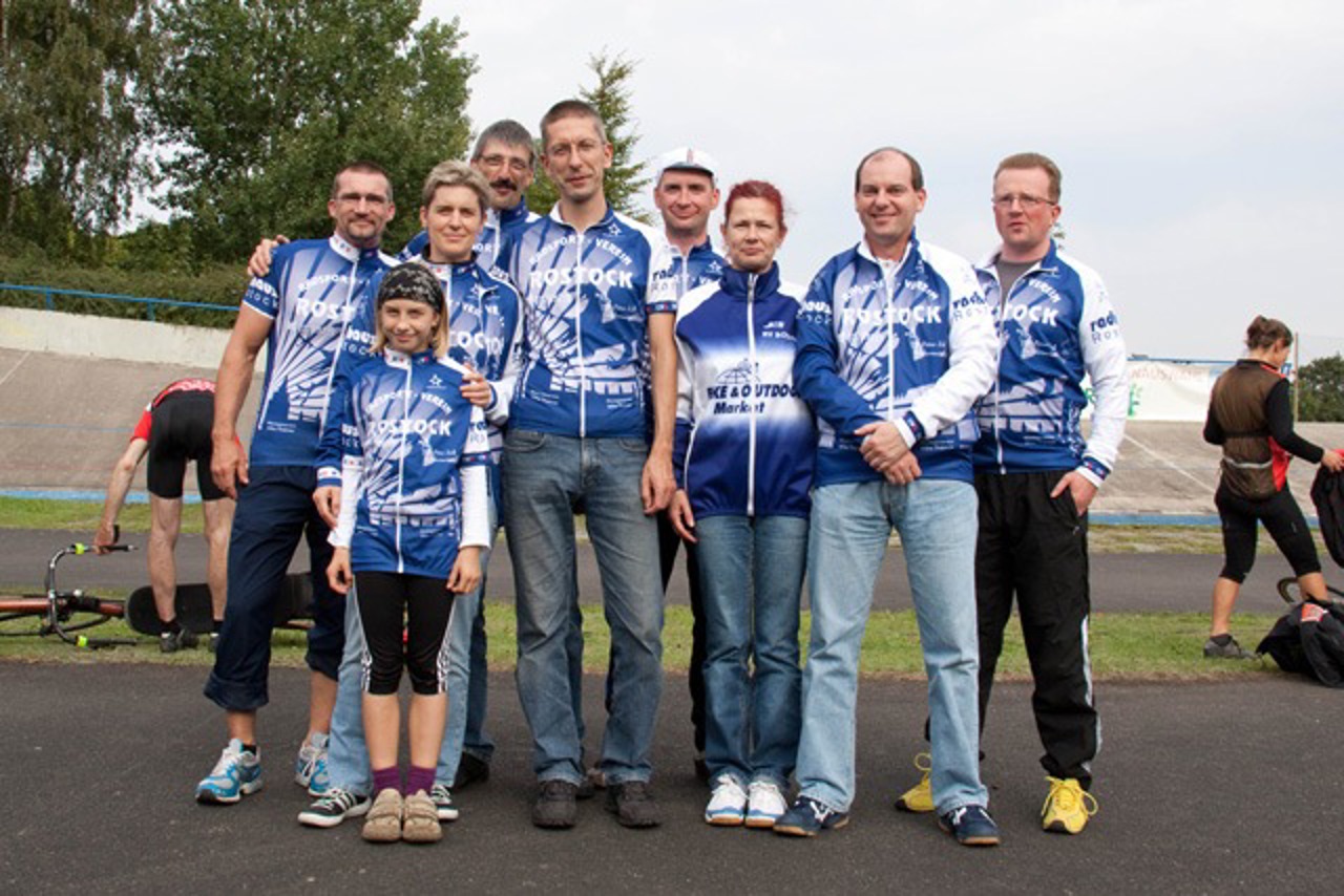 Organisatoren vom Radsport-Verein Rostock
