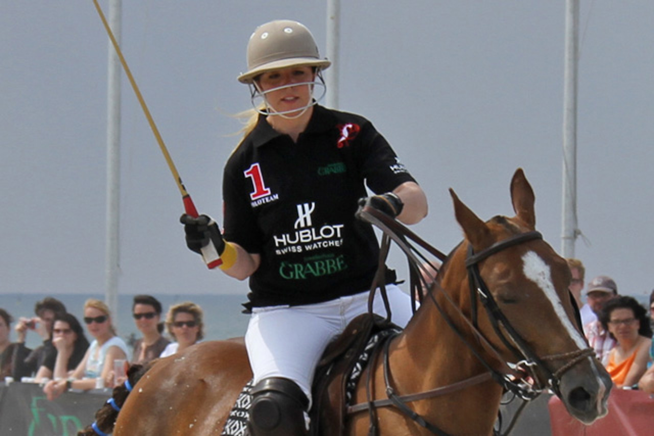 Beach-Polo in Warnemünde - Katharina von Lipinski