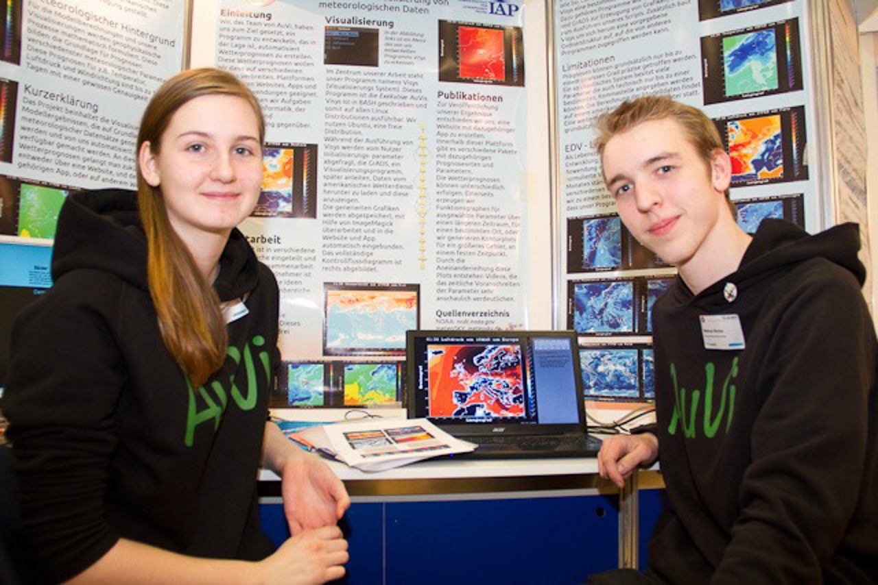 Wie wird das Wetter? Ein Blick genügt dank der Automatischen Visualisierung von metorologischen Daten von Swenja Wagner und Markus Becker.