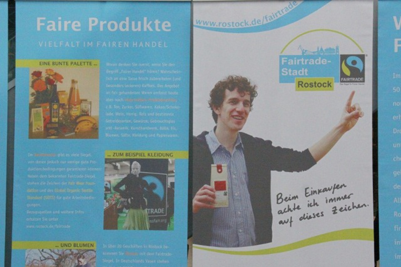Rostock ist "Stadt des Fairen Handels"