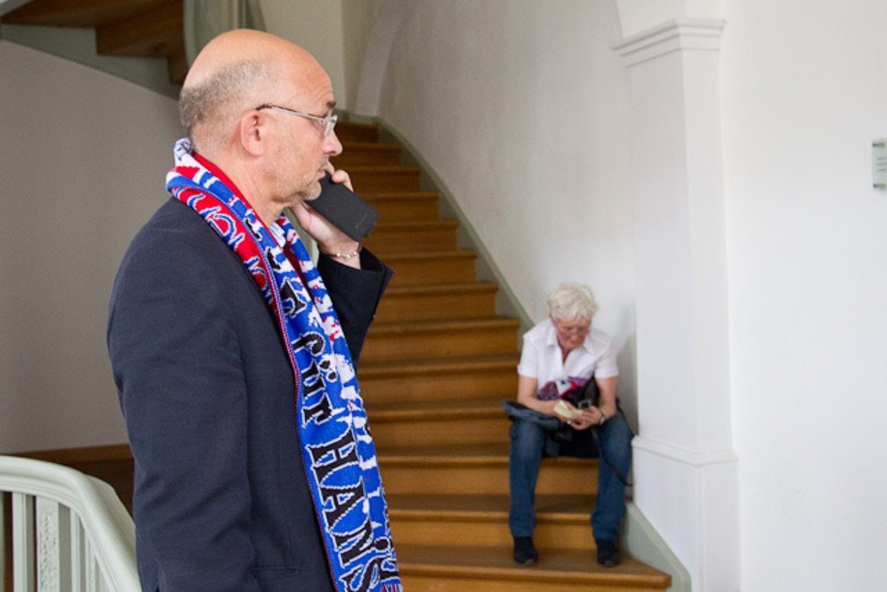 Vorstandsmitglieder nach der Abstimmung