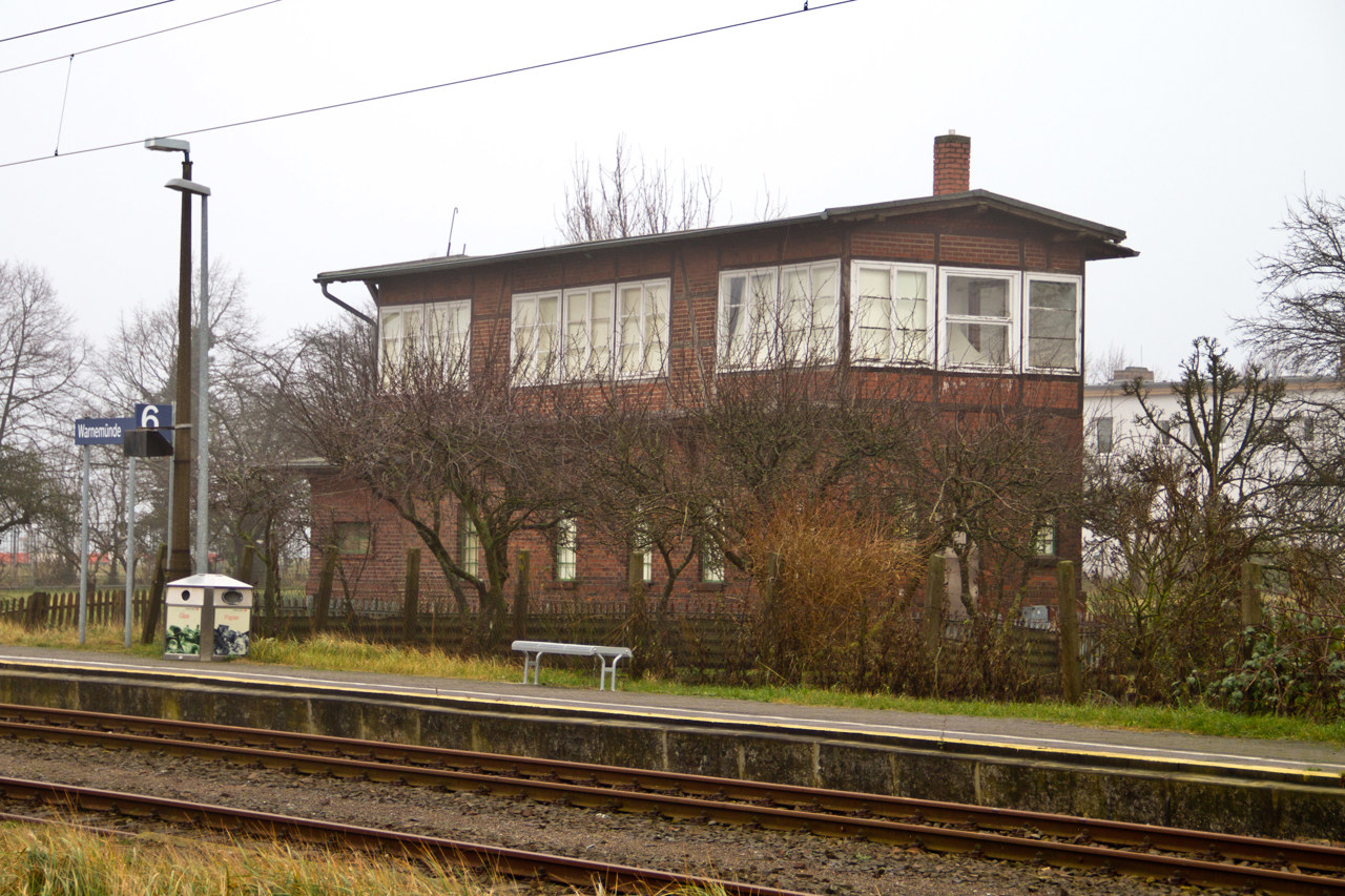 Das alte Stellwerk in Warnemünde