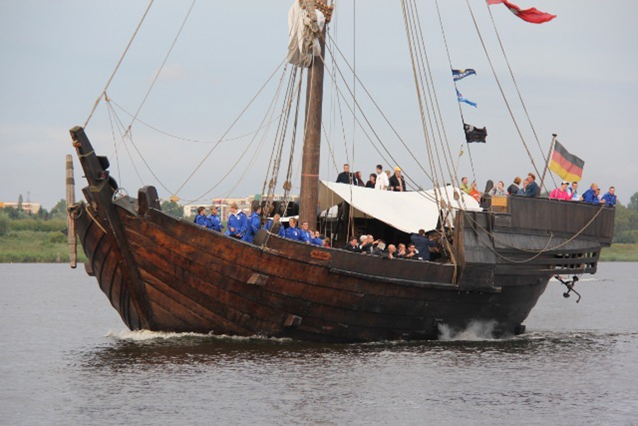 Koggen-Geschwaderfahrt zur Hanse Sail