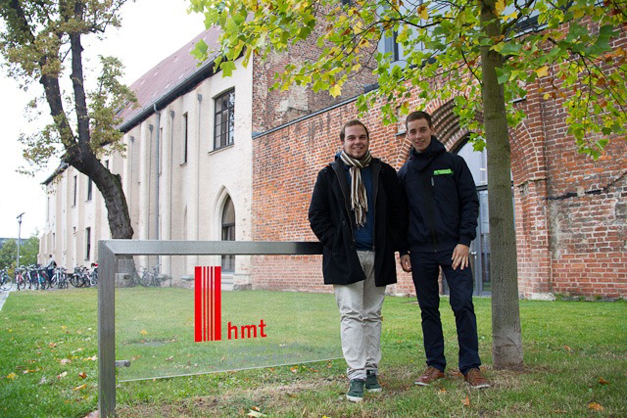 HMT-Erstsemester Kevin Wildner und Maximilian Renois