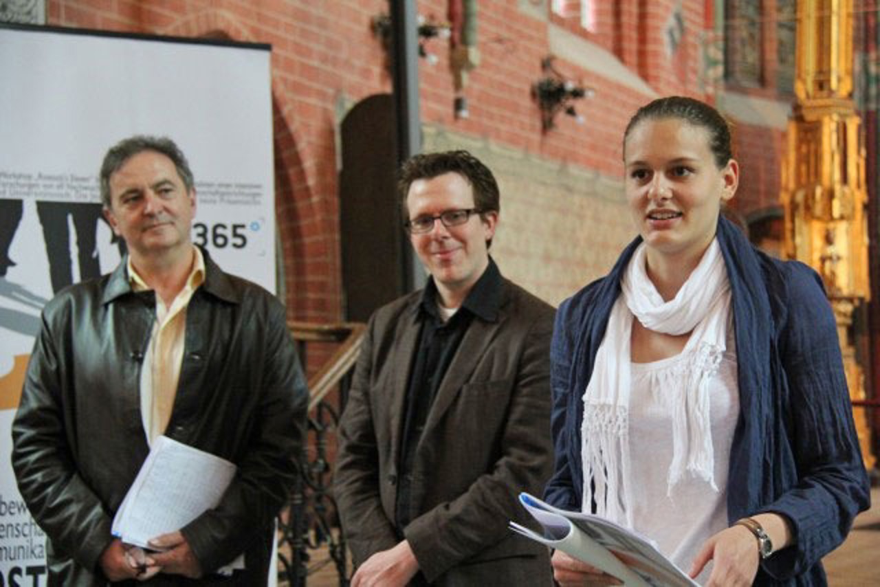 Jury „Rostocks Eleven“: Wolfgang Thiel, Jan Friese und Magdalana Hamm