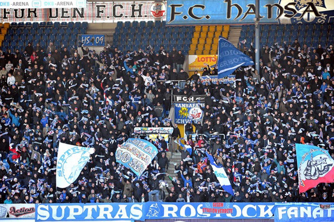 Die Hansa-Fans mussten sich gegen Darmstadt 98 mit einer mageren Nullnummer zufriedengeben