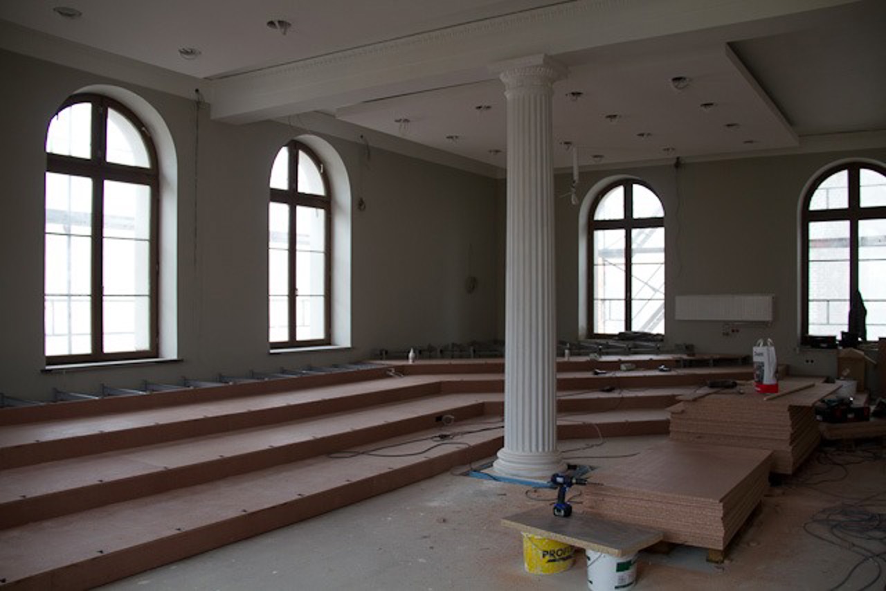 Der neue Hörsaal 2018 im Hauptgebäude der Universität Rostock