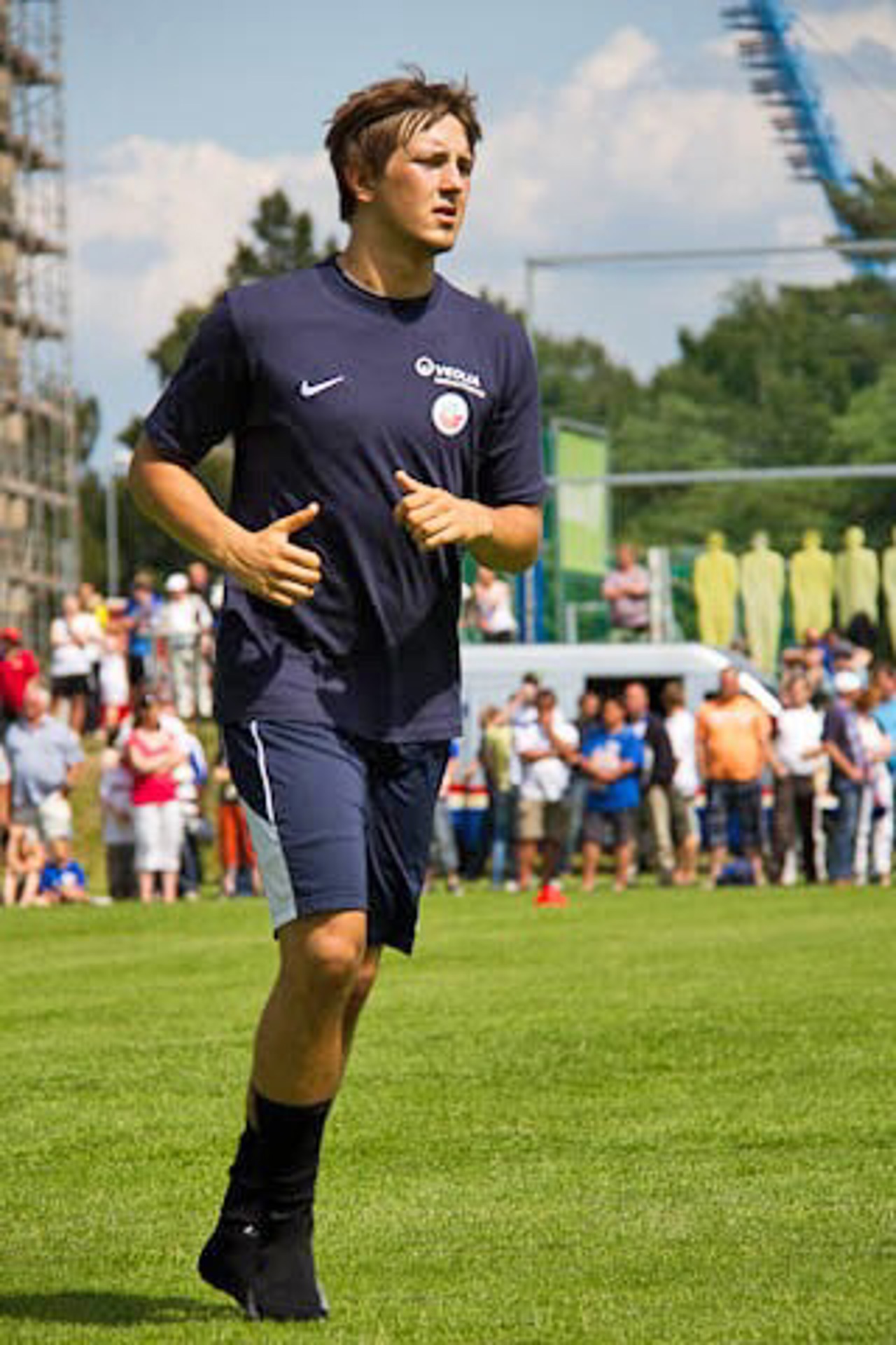 Bereits beim Trainingsauftakt am 13. Juni brachte Kevin Pannewitz zu viel auf die Waage