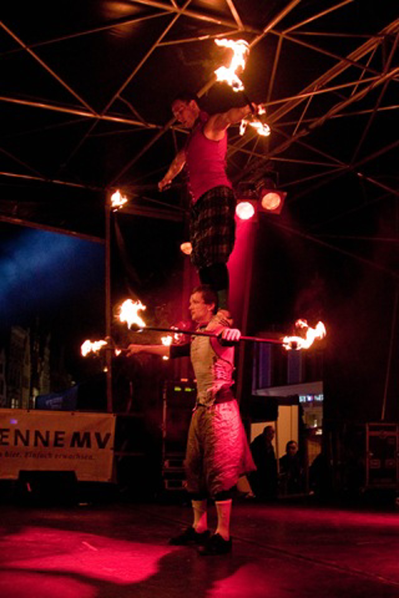 Flugträumer bei der Rostocker Lichtwoche