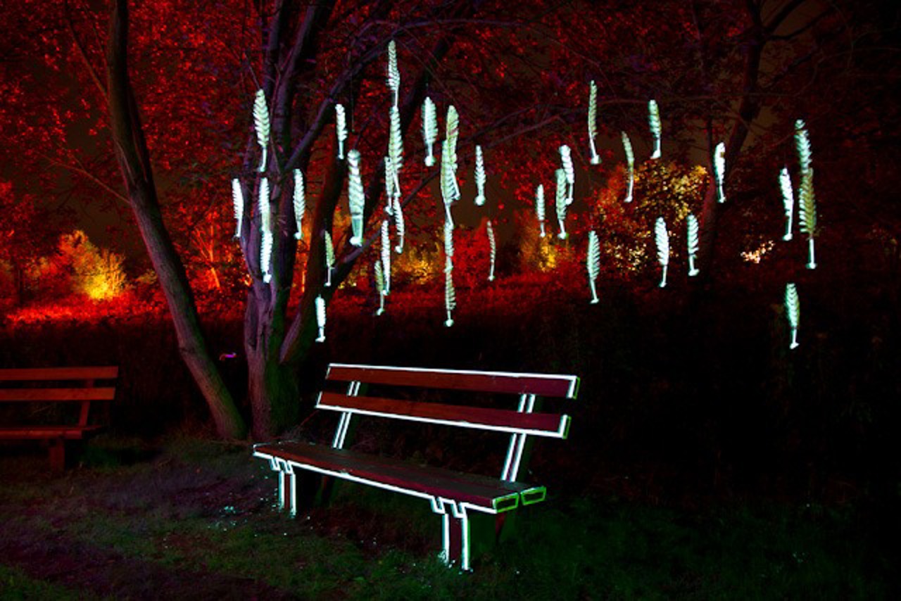 Lichtinstallation von Bertolomeos