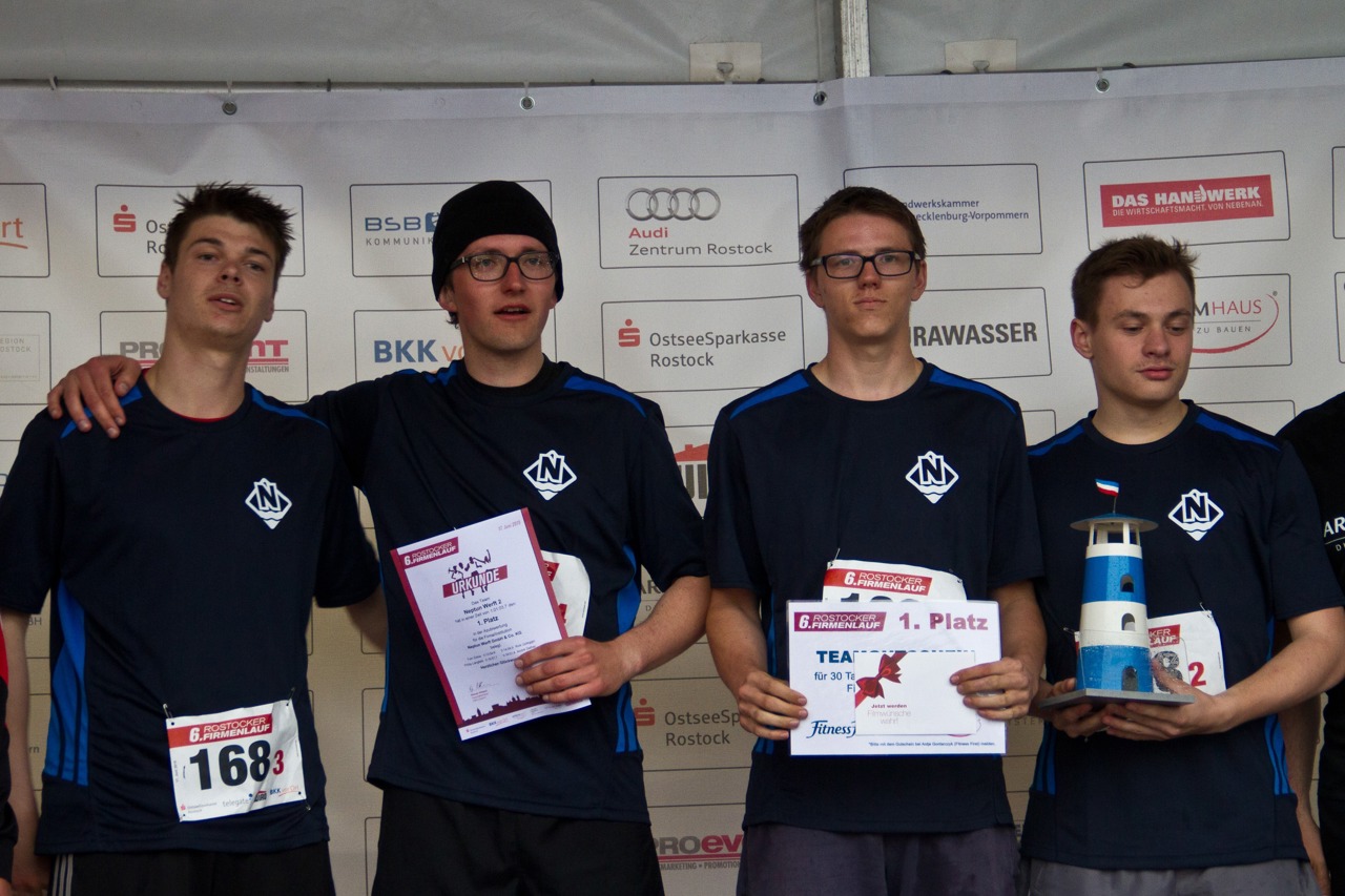 Beste Azubi-Staffel beim Firmenlauf